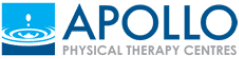 A blue and white logo for the aapc.